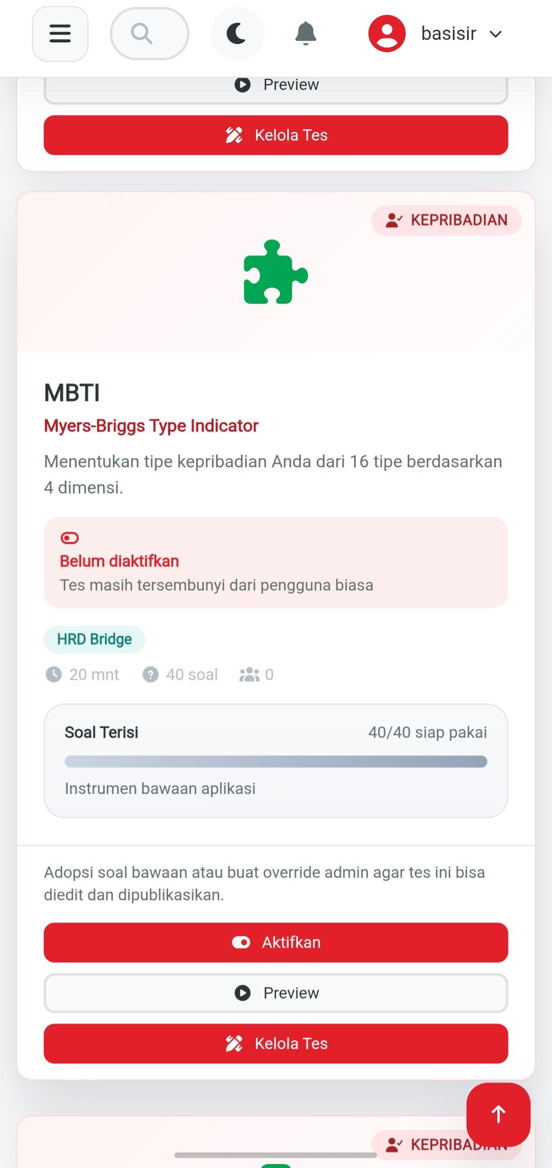 Basisir Pro Private Assessment Workspace - Gambar 2